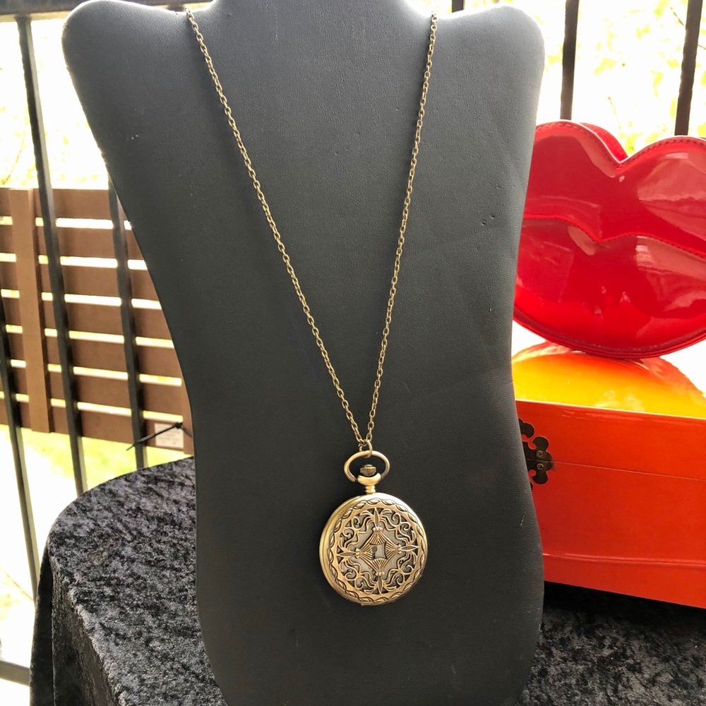 Watch Pendant Necklace